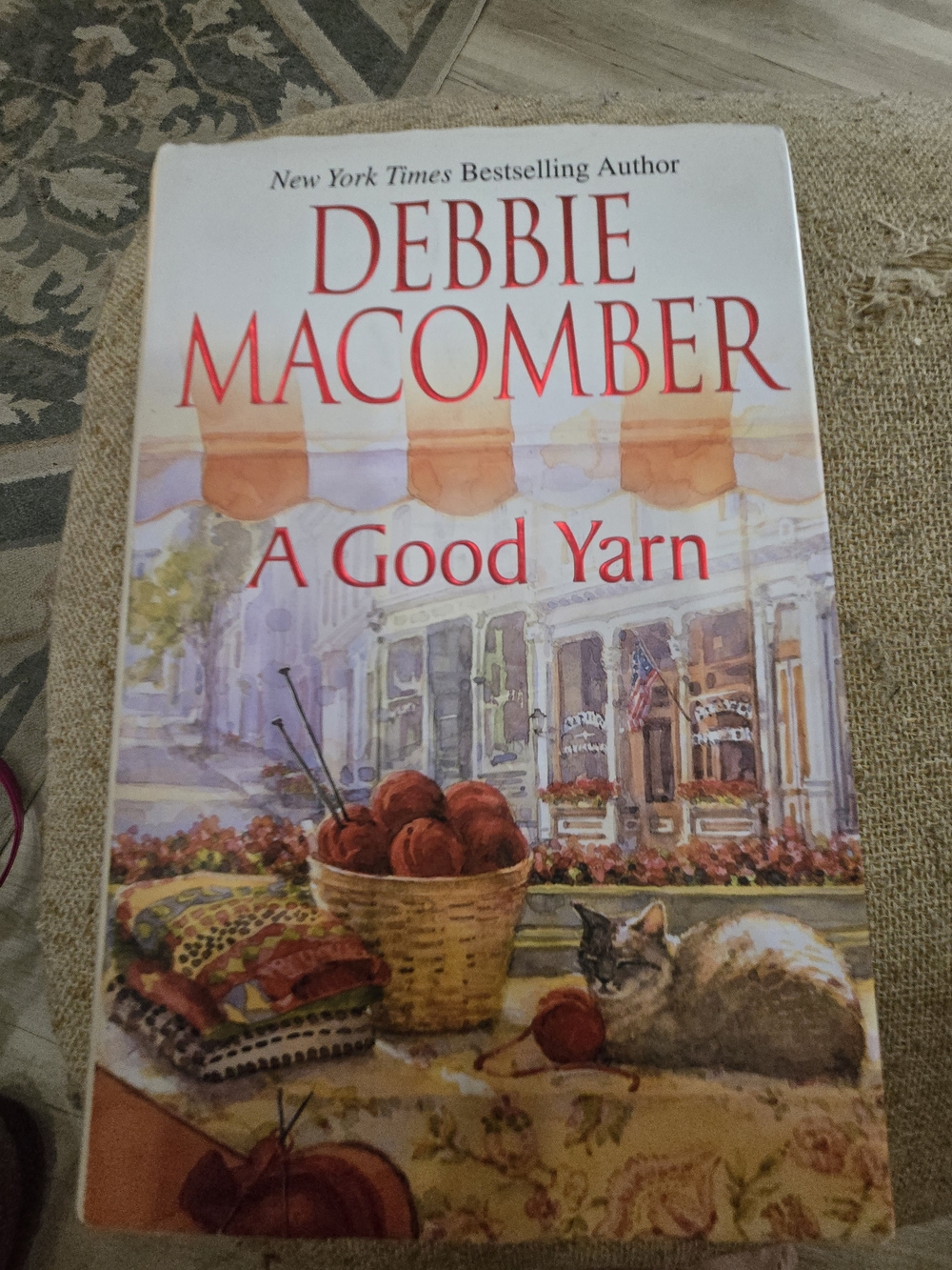 Debbie Macomber "A Good Yarn" Hardcover Book - Picture 2 of 3